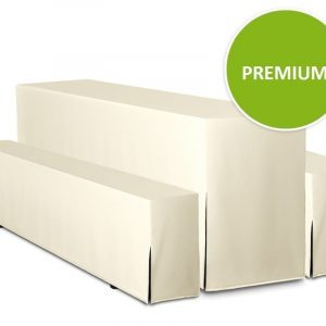 Table Cloth Set Premium - 50cm - Cream Colour