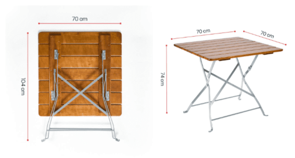 Bavarian Garden / Bistro Table Square - Image 2